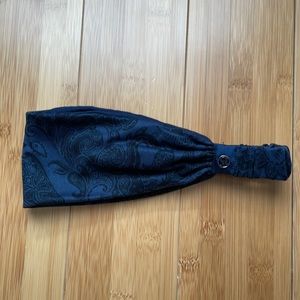 Lululemon Bang Buster Headband Navy/Paisley
